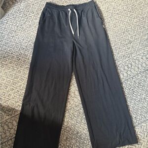 Vuori Black Wide Leg Pants